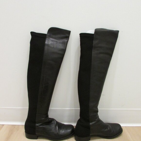 Stuart Weizmann black 5050 over the knee boots SZ 7 - Picture 13 of 16